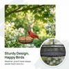 Metal Mesh Hanging Bird Feeder Sturdy Outdoor Bird Feeder Hummingbird Bird Feeder Tray  Balcony