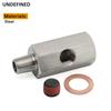 Stainless Steel 1/8'' NPT Oil Pressure Sensor Sendor Tee Adapter to 1/8 NPT Gauge T-Piece Car Accessories