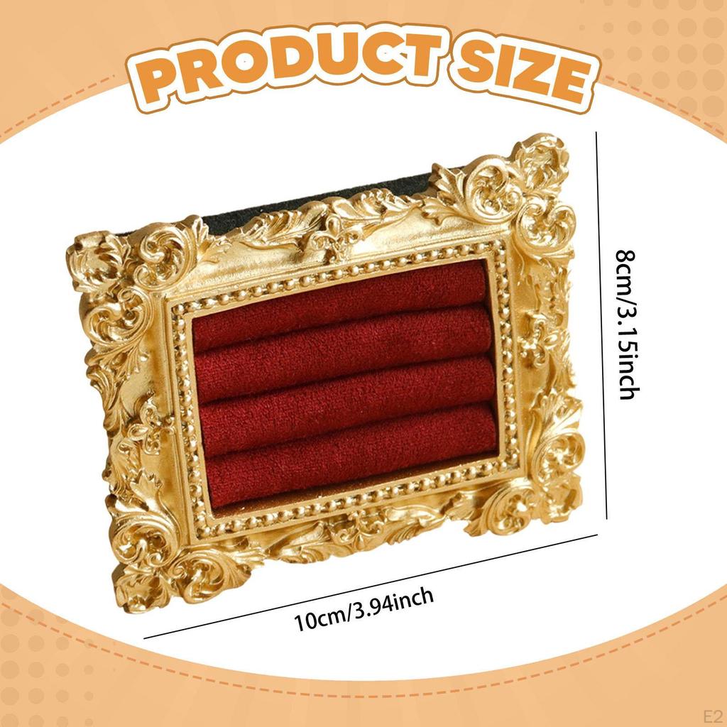 Vintage Display Stand Baroque Holder Photo Prop Ear Studs Organizer for Vendor, Desk, Store, Counter