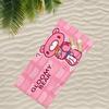 1Pc Kawaii G-Gloomyy Bears Anime Soft Beach Towel,For Travel Gym Camping Sports Swimming Towel