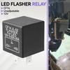 12V 3-Pin CF-14 CF14 JL-02 Elektronisches Auto-Blinker-Relais zur Behebung von LED-Blinklicht-Hyperflash-Blinklicht Auto 0.02A-20A