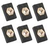 6Pcs Square Nuts Kit Rack Rail Adapter Kayak Canoe Boats Accessories