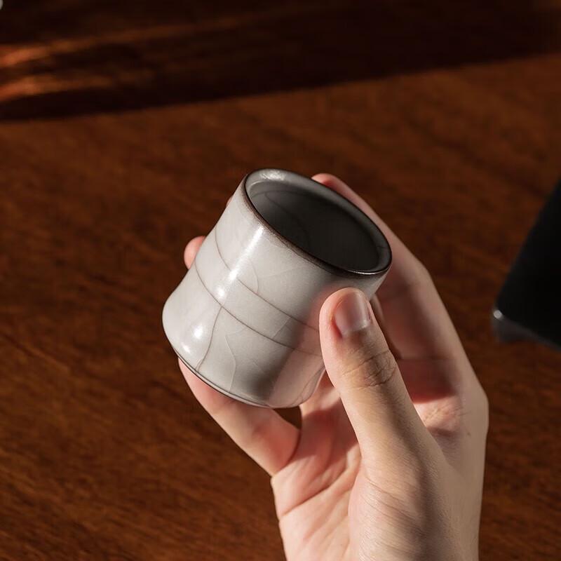 Wanqiantang Ru Kiln Ceramic Tea Cup Gift Box