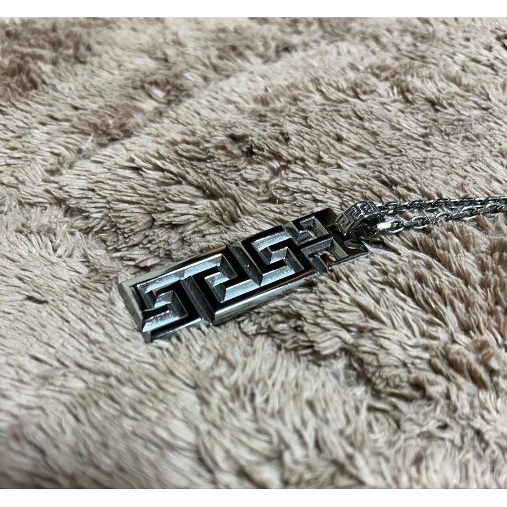 Used VERSACE silver necklace