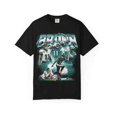 Philadelphia Eagles AJ Brown Graphic T-Shirt | Philly Football Fan Tee | Eagles WR Art Unisex T-Shirt