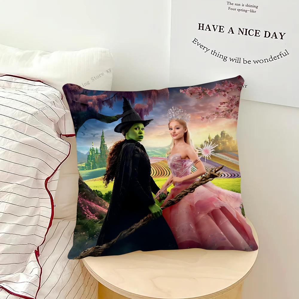 A- Arianas Singer G-Grande Pillow Case Square Pillow Bedroom Sofa Leisure Comfort Cushion Car Living Room Home Decoration