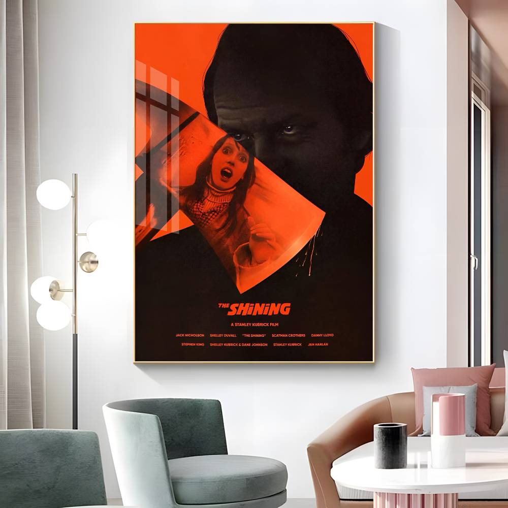 1pc The Shining Horror Movie Poster Sticker Print Waterproof Wall Art For Living Room Bedroom Home Decor