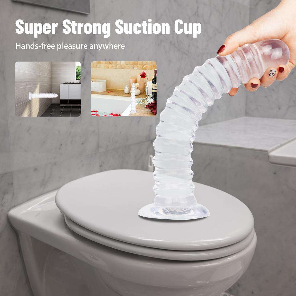 MoDi Big Clear Dildo Suction Cup Huge Transparent Penis Dick Anal Product Sex Toys For Woman Adult