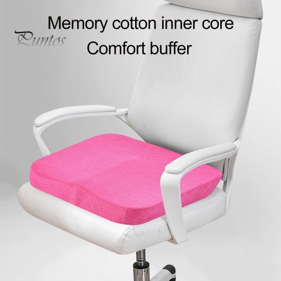 Office Sedentary Cushion Non-Slip Soft Thickened Memory Foam Dorm Student Long Sitting Hours Sciatica Tailbone Pain Back Relieving Chairs Seat