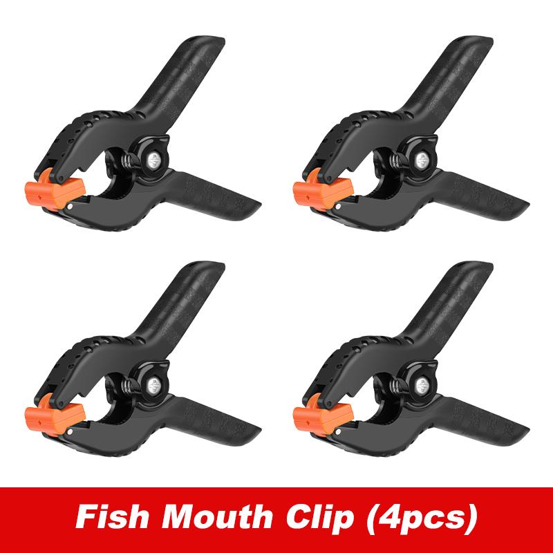 

4/8 шт. пружинный зажим DIY деревообрабатывающие инструменты 2-дюймовый пластиковый нейлоновый зажим пружинный А-образный зажим для фоновой фотографии фиксированный зажим 4psc чёрный