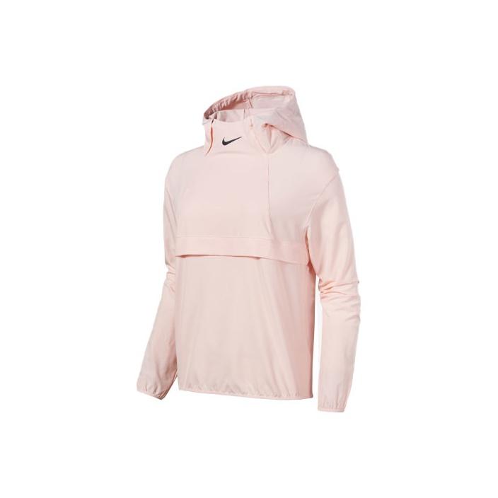 Nike Run Division Reflective Logo Pullover Running Jacket With Packable Hood Women Jacket Pink DD5394-864