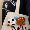 2Pcs/set Fashion Cartoon Racquet Keychain Plush Racquet Set Toy Pendant Bag Decoration Best Friend Pendant