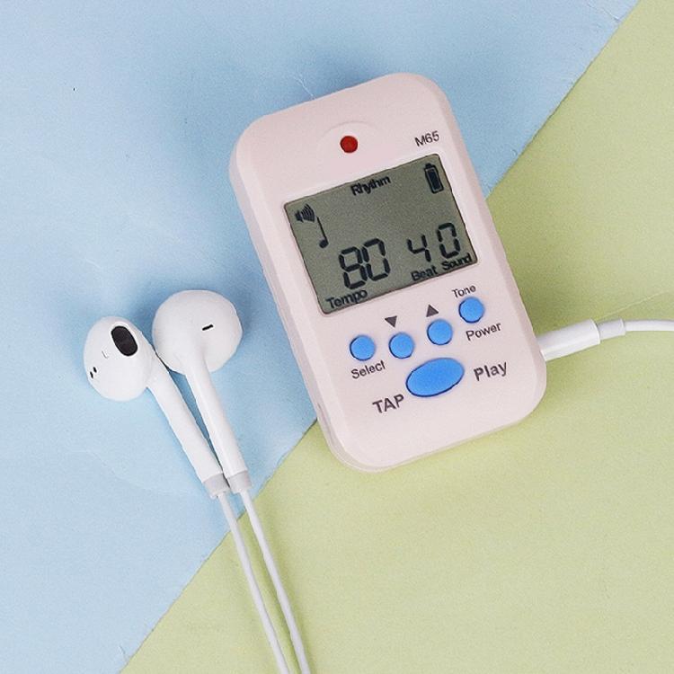 Small Electronic Metronome Professional Clip on LCD Digital Rhythm Metronome for Skipping Rope and Running Exercises