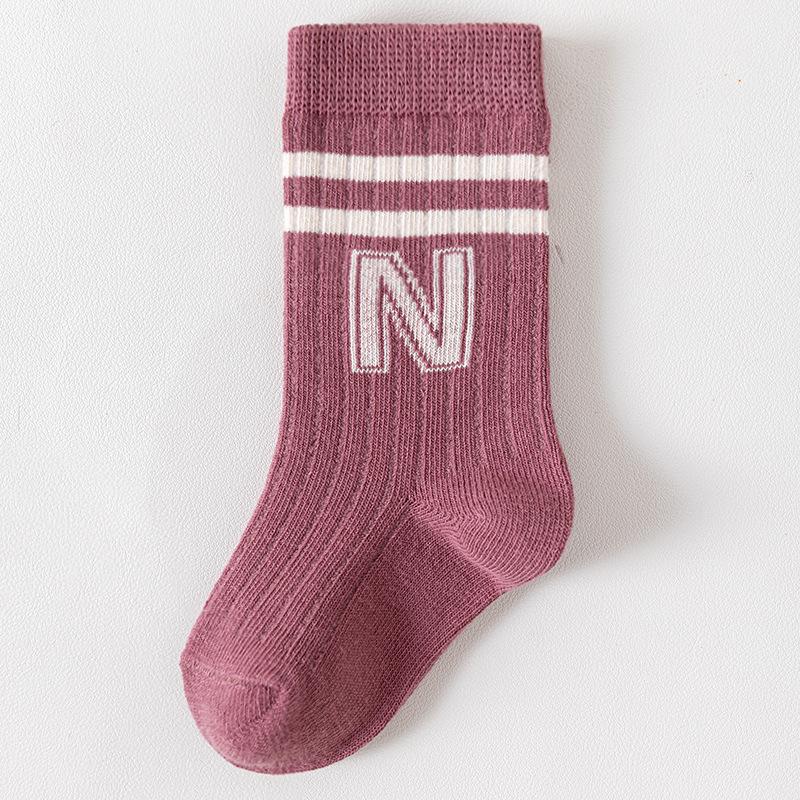 Spring & Autumn Mid-Calf Socks for Newborns and Toddlers (0-3 Years) - High-Quality Cotton, Boys & Girls