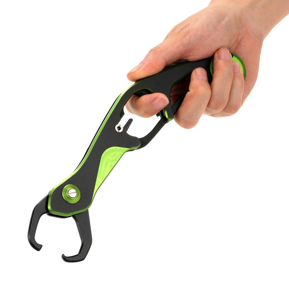 Aluminum Fish Grip Fish Catcher Ultra-Lightweight (Green)