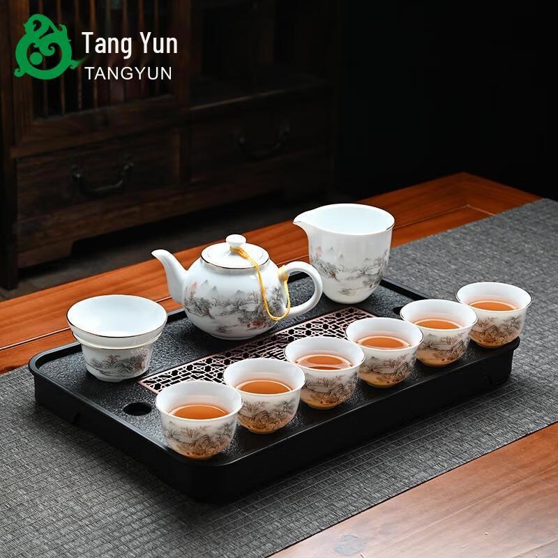 HANDUNYOU 10-Piece Heat-Resistant Glass Tea Set