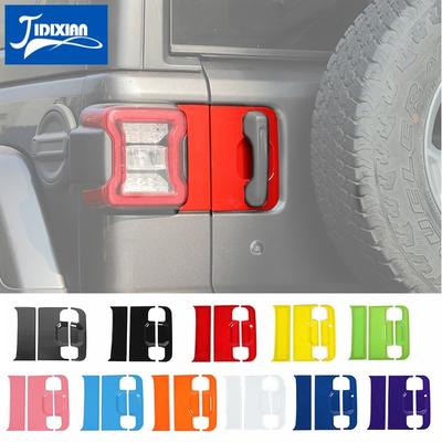JIDIXIAN Auto Posteriore Coda Porta Portellone Maniglia Decorazione Copertura per Jeep Wrangler JL 2018 2022 2023 Auto