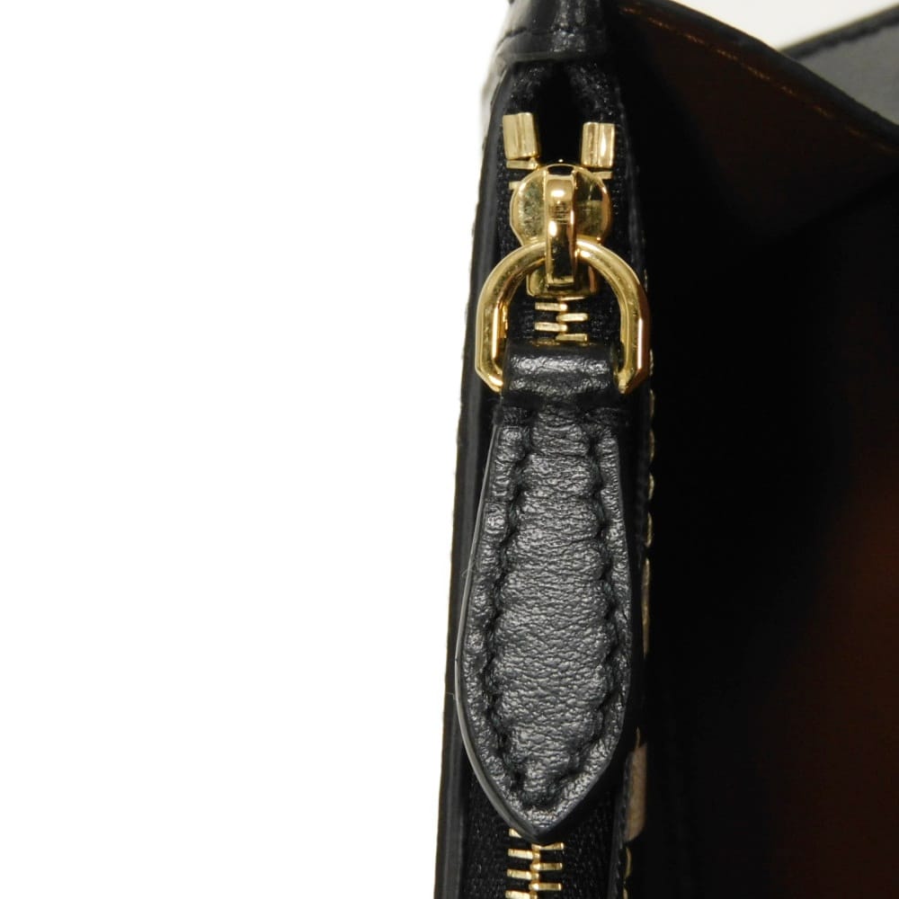 Used 11033 Icon Stripe Continental Wallet 8026001 7940 Nova Check Embossed Logo Logo Foil Stamp Beige Unisex from Japan