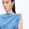 JNBY 2026 Summer Sleeveless Loose Cowl Neck Shirt