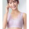 Wing Wacoal Non-Wired Bra - Prevents side spillage of the bust. [Night Up Bra Room] KB3511 PU M