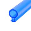 Windproof Silicone Rubber Seal Strip for UPVC Windows and Doors - O-shaped, Dustproof, Antifreeze, Blue/Black