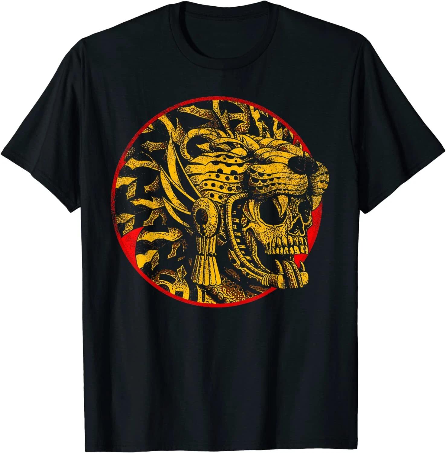 Aztec Warrior King Mexican Native Design Great Gift T-Shirt S-3XL XXXL