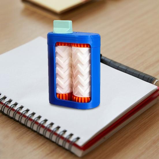 Business Card Embosser Portable Lightweight 3D Printed Embosser Tools DIY Cards Scrapbooking Crafts Mini Dual Rollers Embosser Stamp