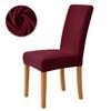 Polar Fleece Dining Chair Covers Stretch Removable Washable Chair Slipcover Big Elastic Chair Cover For Dining Room Home Decor