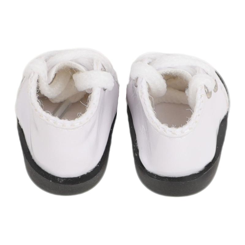 Multi Color Mini Doll Shoes Set Of 6 Pairs For 17cm/6.7in Dolls Detailed Craftsmanship Leather Style Footwear