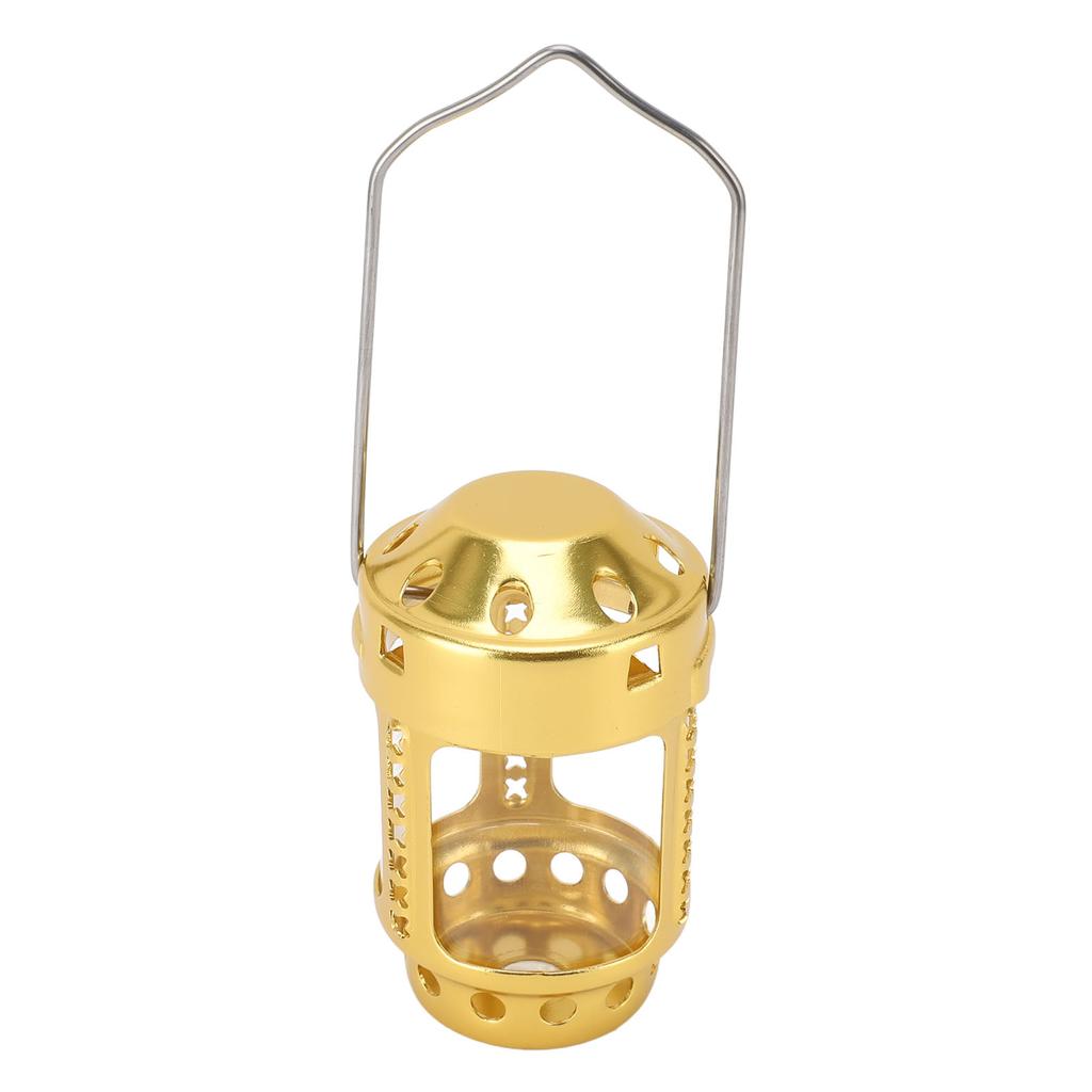Tealight Candle Lantern Vintage Portable Metal Lantern Tealight Candle Holder for Camping Outdoor