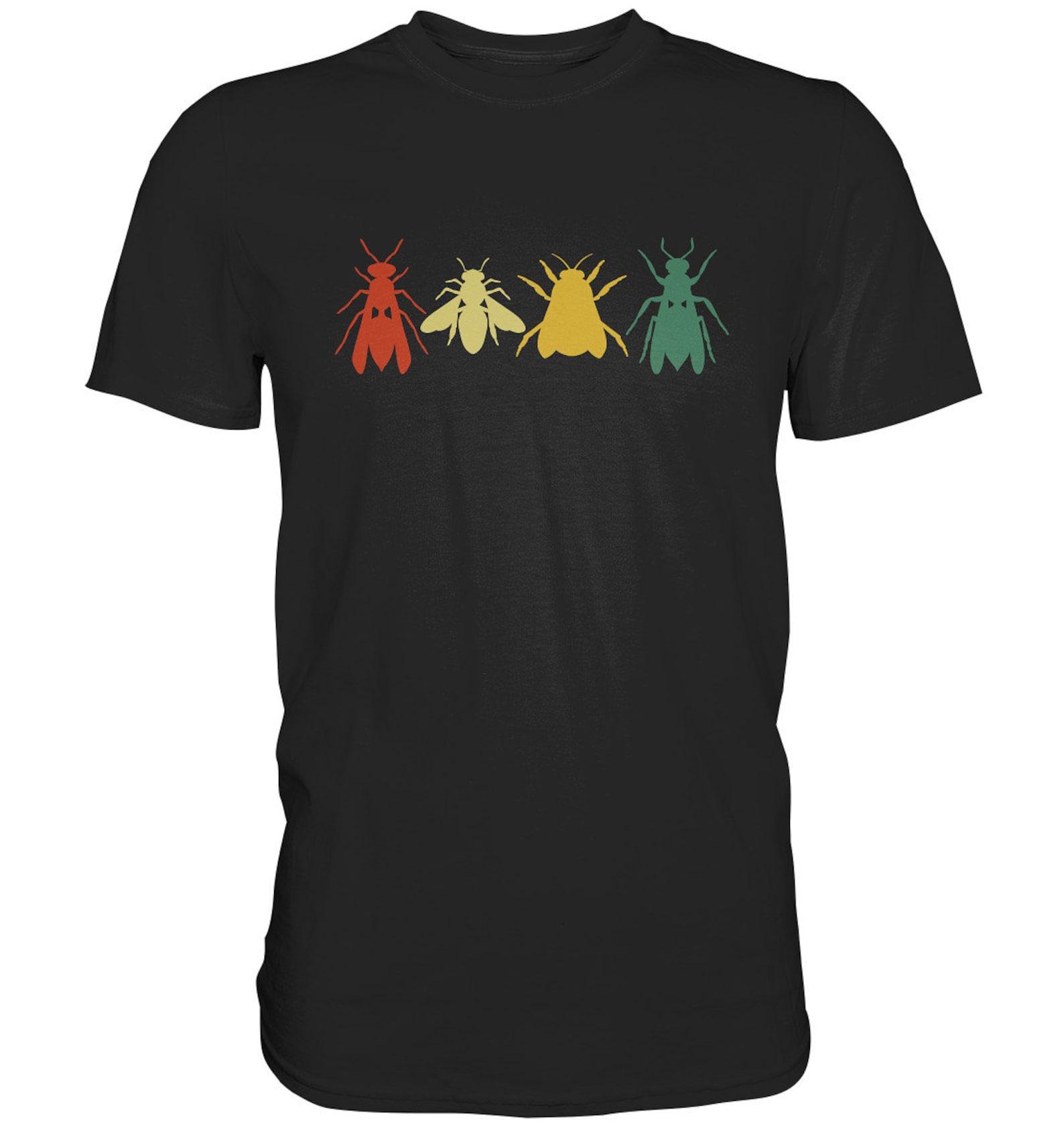 Bee T-Shirt Beekeeper Retro Beekeeping Beekeeping Gifts Beekeeping Bee - Premium Shirt XL