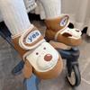 Winter Style Cartoon Baby Shoes (0-1 Year) - Soft Sole, Velvet-lined, Warm & Anti-shedding for Newborn Walking