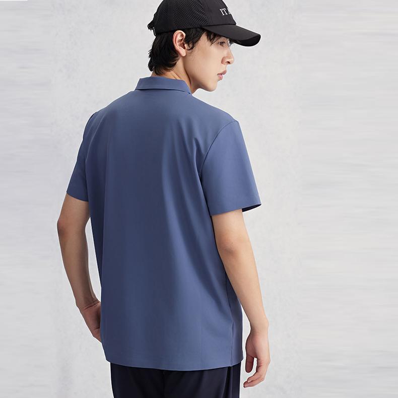Kappa GARA Series College Style Fashion Versatile Comfortable Short Sleeve Breathable Sports Casual Polo Shirt Men Tops Blue K0E32PD50D-195L