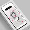 For Samsung S22 Case Glass Back Cover Art Statue Case for Samsung Galaxy S8 S9 S10 S21 S20 Note 8 9 10 20 Plus S10e Ultra