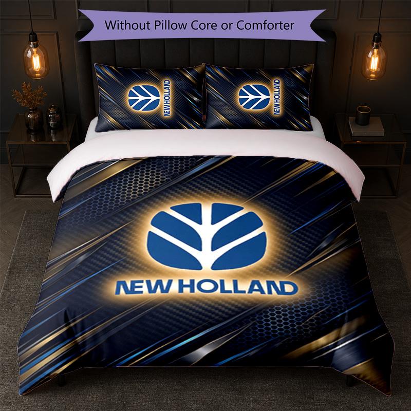 New Holland Print 3Pcs Bedding Set Duvet Cover With Two Pillowcases Soft Bed Linen For Household Bedroom