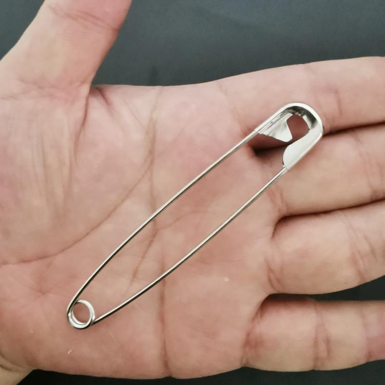 Rustproof Steel Safety Pins: Multi-Size High-Strength Brooches for DIY Projects