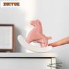 Modern Minimalist Ceramic Rocking Horse Tea Pet Vintage Lucky Model Tea Figurine Play Toys Tea Statue Ornaments Supplies Craft