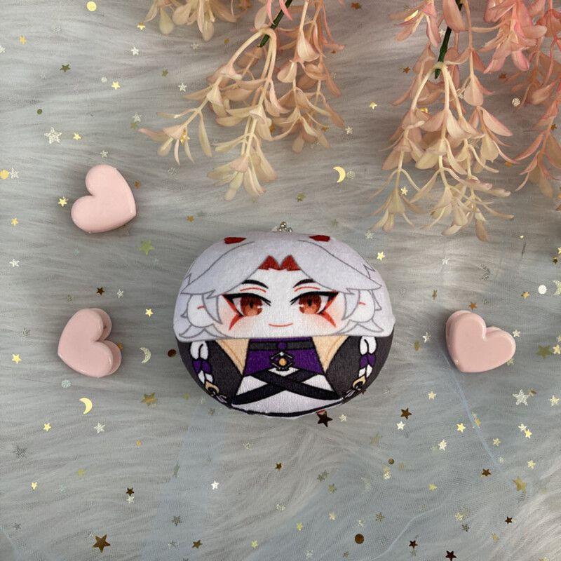 Genshin Impact Plush Dumpling Albedo Xiao Zhongli Thoma Key Chain Soft And Safe Gift