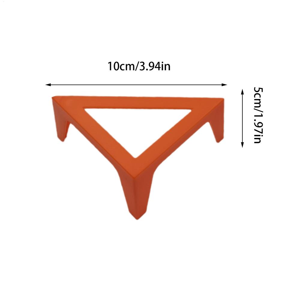 

4 шт. Холсты-подставки для заливки краской, подставки для поддержки холстов, подставки для поддержки холстов, для холстов, дверц шкафов, мебели оранжевый