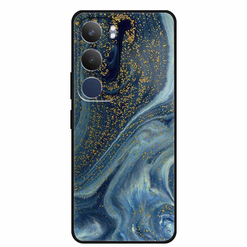 Luxury Phone Case For Vivo Y19s Pro 4G Soft TPU Silicone Back Case For Vivo Y29 5G Y 29 19s Marble Patterns Cover Bumper Funda