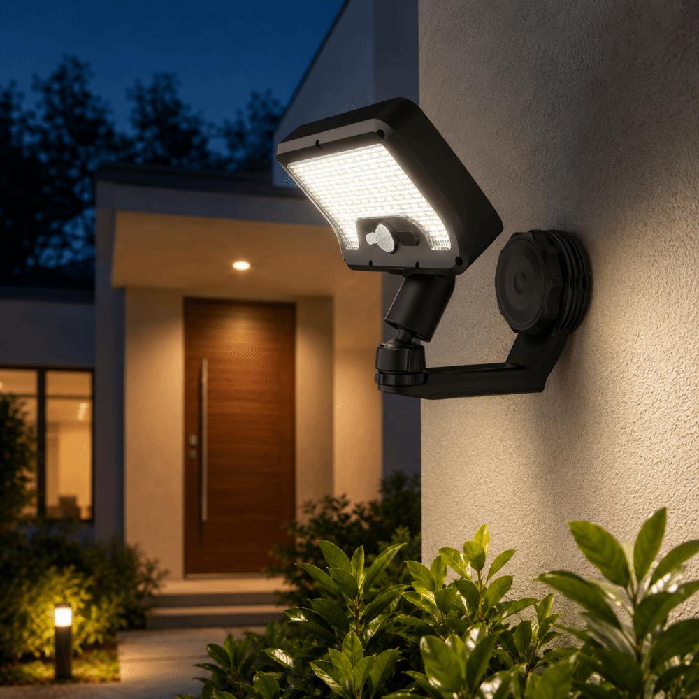 Waterproof Solar Wall Light Magnetic Base LED Wall Light Durable Foldable Solar Light