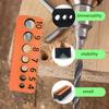 Durability Reusable Drill Guide Strong PLA Construction Drill Jig Long Lasting Performances Drilling Applications