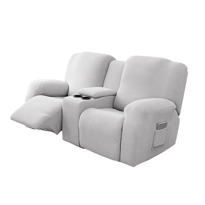 8pcs/set Waterproof  2Seater Recliner Sofa Covers  All-inclusive Loveseat Center Console Sofa Covers