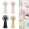 Tragbarer Handventilator Wiederaufladbar Sommergeschenk Leiser Kleiner Handventilator Mini Schreibtischventilator zum Arbeiten Zuhause Camping Büro Angeln
