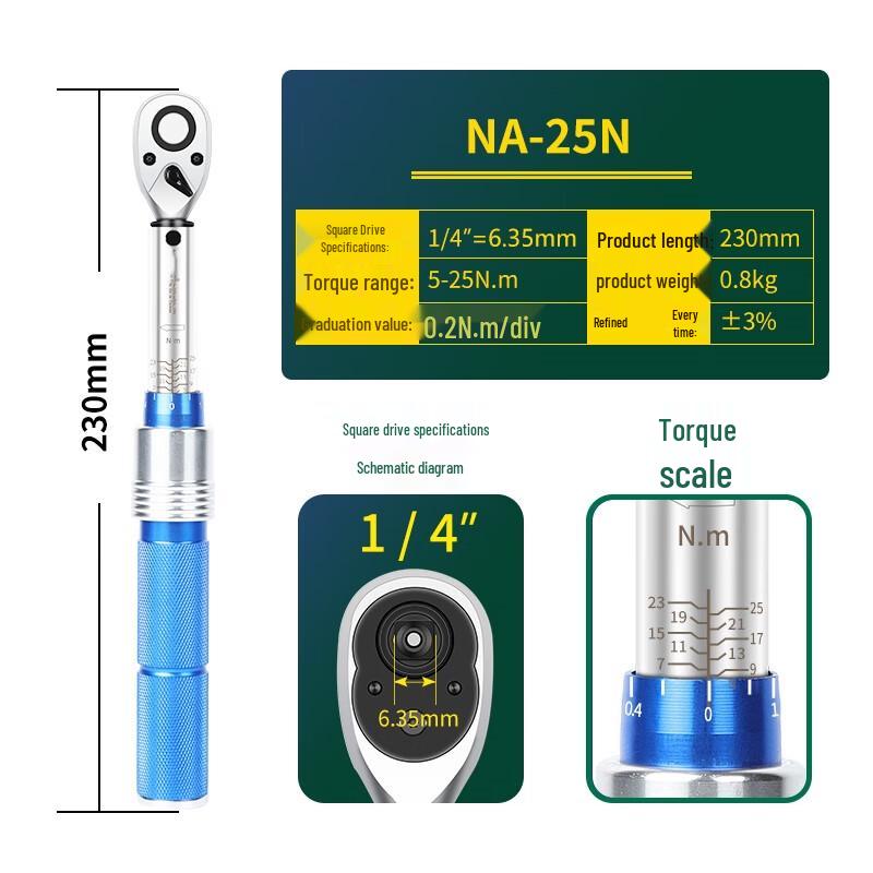 TANFU High-Precision Adjustable Torque Wrench Standard