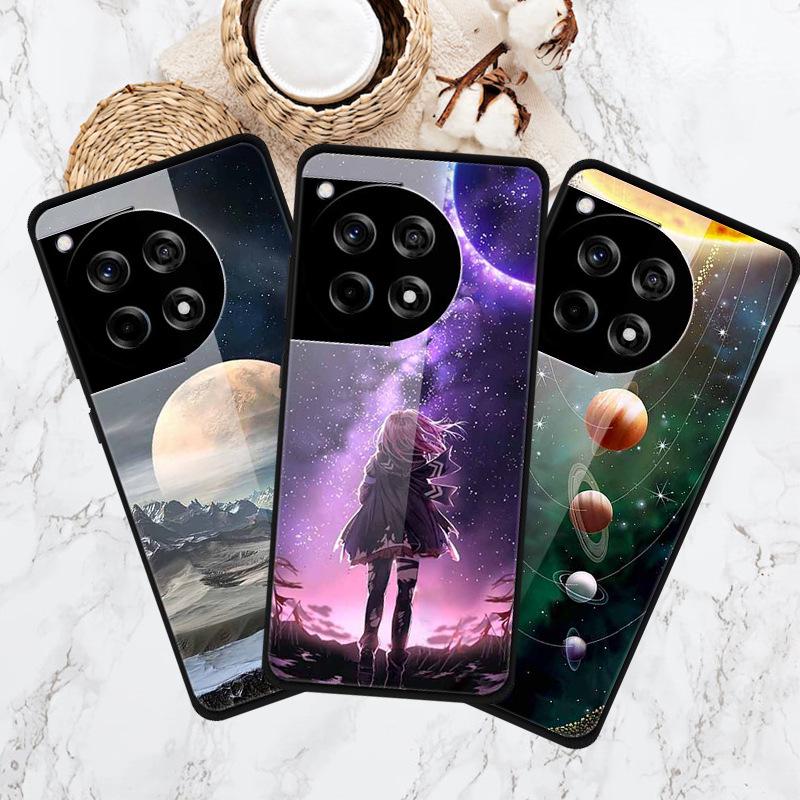 Creative Color Painting Tempered Glass Case for OnePlus ACE 3 12R