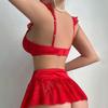 Nueva Ropa de Dormir de Encaje Sexy Europea y Americana Transfronteriza para Mujer