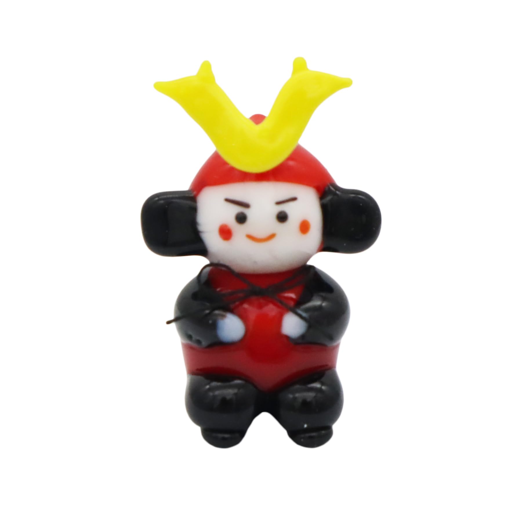 

Fokart cute handmade glasswork Festival military commander Boy s