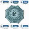 Multi-Purpose Fishing Net: Shrimp, Crab, Fish, Eel, and Loach Trap with Umbrella Design