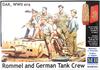 Master Box German Africa General Headquarters Set of Plastic MB35061 1/35 Rommel, Officer, Tank, 6, Model,